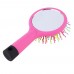 High Quality 1pc Rainbow Volume Anti-static Magic Detangler Hair Curl Straight Massage Comb Brush Styling Tools With Mirror