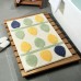 Cartoon Flocking Mat Lemon Printed Home Hallway Living Room Rug Carpet Thick Non Slip Absorbent Bathroom Floor Mats