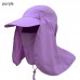 Anti-UV Sun Hat Outdoor Sunscreen Visor Fishing Hat Men Women Summer Protection Face Neck Cover Sport Hiking Caps