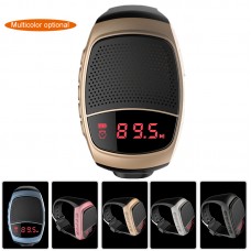 Mini B90 Bluetooth Sports Music MP3 TF FM Audio Radio Selfie Wrist Watch Speaker