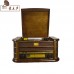 Phonograph Recorders Jukebox Bluetooth Stereo Speaker Antique Radio AM FM USB CD 8 in 1