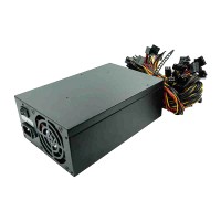 Mining Power Supply 2400W Support 10pcs Graphics Card Miner Power PFC Active High Efficiency 