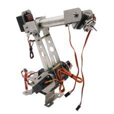 6DOF Mechanical Robotic Arm Clamp with Servos DIY Kit for Robot Smart Car Arduino SCM Unassembled