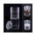 Clear Cotton Pad Holder Organizer Makeup Cosmetic Cotton Pad Dispenser For Cosmetic