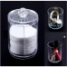 Clear Cotton Pad Holder Organizer Makeup Cosmetic Cotton Pad Dispenser For Cosmetic