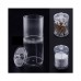 Clear Cotton Swab Holder Transparent Q-Tip Holder Cosmetic Organizer Toothpick Storage Box