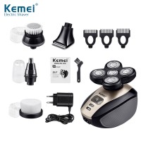 5 in 1 Electric Shaver Men Blade Head Razor Clipper Nose Hair Trimmer Face Care Shaving Rechargeable
