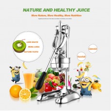 Stainless Steel Manual Hand Press Juicer Squeezer Orange Fruit Juice Extractor 