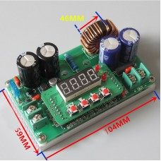 Adjustable 400W CC CV DC-DC Step Down Converter Power Supply Module LCD Driver + Cooling Fan