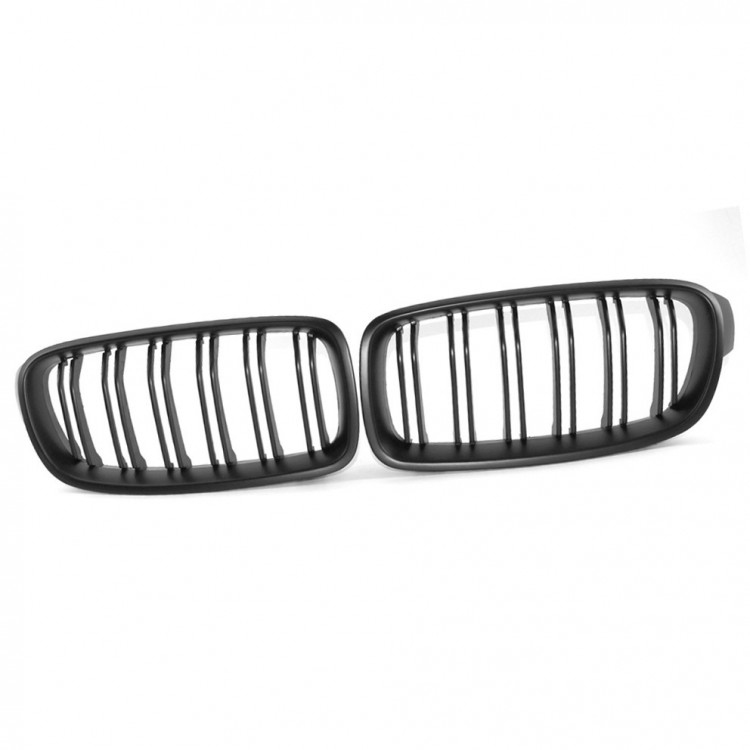 For BMW F30 F31 F35 3 Series 2012-2018 Front Kidney Grill Grille Dual ...