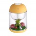 Mini Aroma Humidifier Portable Micro-Landscape Air Humidifier with Light + USB Cable