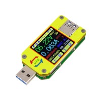 Voltmeter Ammeter USB 3.0 Type-C Voltage Current Meter Android APP UM34C（w/ Bluetooth Communication）