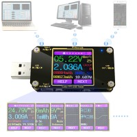 QC2.0/QC3.0 USB Tester Color Type-C Digital Voltmeter Voltage Current Meter Ammeter
