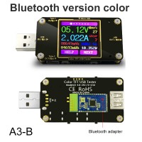 USB Tester Color Bluetooth Type-C Digital Voltmeter Voltage Current Meter Ammeter QC2.0/QC3.0