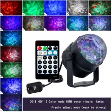 15 Color Disco Ball LED Stage Light 9W Laser Projector Stage Lamp Music Christmas KTV Party
