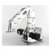 3 Axes Metal Robot Arm Robotic Claw Clamp Mechanical Manipulator Android WiFi Control Toys