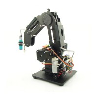 3 Axes Metal Robot Arm Robotic Claw Grab Mechanical Manipulator Toys Android Wireless Control 