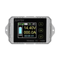 Wireless Volmeter Ammeter Digital Capacity Coulomb Counter Bi-Directional 0-400V 0-300A VAT-4300