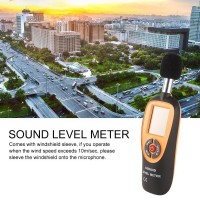 Mini Sound Level Meter LCD Display 30-130dB Instrumentation Noise Decibe HT-90A 