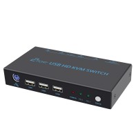 KVM Switcher HDMI USB Keyboard Mouse Synchronizer Controller for Multiple PC Computer Control