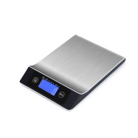 5kg/1g Digital Kitchen Scale Stainless Steel Kitchen Scale Electronic Weight Scale LDC Display