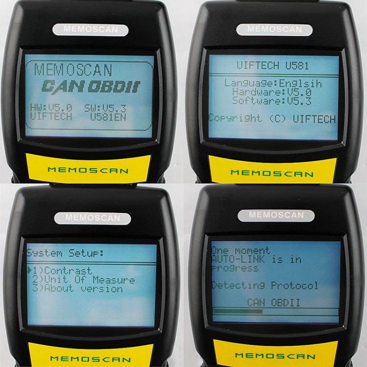 how to update scan obd u581