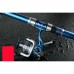 Carbon Fiber Telescopic Fishing Rod 2.1m Sea Rods Spinning Fishing Pole + 3000 Metal Reel Combo
