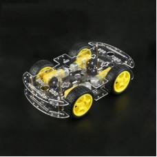 4WD RC Car Chassis Kit with Motors Smart Robot Platform for Arduino RC Avoidance