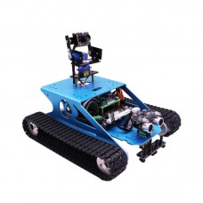 WiFi Robot Car Robot Tank Car Kit Aluminum Alloy w/Camera for Raspberry PI without Controller Board