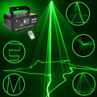 50mW Green Laser Stage Light Laser Beam Light DJ Party Show Light Sound AUTO Remote Control DM-G50