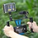 PULUZ Smartphone Video Rig+LED Studio Light+3.5mm Microphone+Tripod Mount