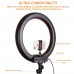 RL-18 LED Ring Light 18 inch Makeup Lamp with Tripod Mirror High CRI LED 5500K Camera Photo Youtuber Studio Video Lamp