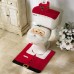 Toilet Seat Cover Set Christmas Toilet Decoration Xmas Decor Snowman/ Santa/Elf Optional