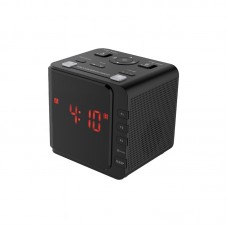 LED Radio Clock Digital AM FM Alarm Large Display USB Dual Snooze Alarm