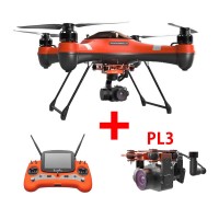 Swellpro Splash Drone 3 Waterproof UAV Drone + PL3 Waterproof Payload Release and 3 Axis Camera Gimbal           