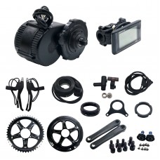 Bafang/8Fun BBS02 36V 500W Mid-Drive Motor E-Bike Conversion Kits With Integrated Controller & C961 LCD Panel