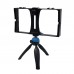 PULUZ Smartphone Video Rig+LED Studio Light+3.5mm Microphone+Tripod Mount