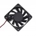 4 Pcs 12V Cooling Fan Brushless DC Cooler Fan Printer 5010 2-Pin 60x60x10mm 