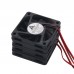 4 Pcs 12V Cooling Fan Brushless DC Cooler Fan Printer 5010 2-Pin 60x60x10mm 