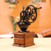 Manual Coffee Grinder with Drawer Ceramic Movement Retro Wooden Coffee Mill Coffee Bean Grinding