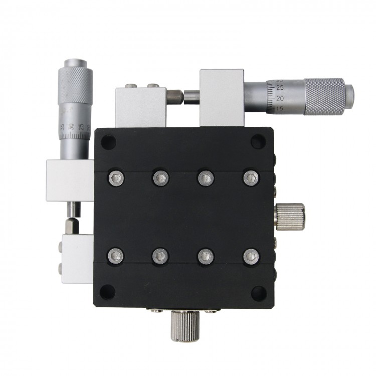 60*60mm XY Axis Manual Displacement Platform High Precision Trimming ...