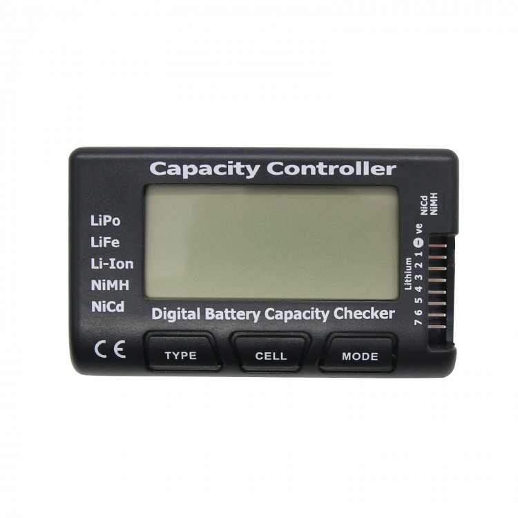 Battery Capacity Checker RC Battery Tester Electricity Voltage with ...