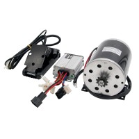 48V 1000W DC Electric Motor Kit w/ Base Speed Controller & Foot Pedal Throttle