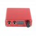 Mini USB Tattoo Power Supply Portable Design with LCD Display Screen Red 