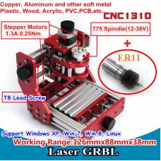 CNC Metal Engraving Machine CNC Milling Machine CNC Router for Copper Aluminum  (with 2500mW Laser)   