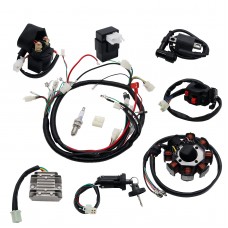 ATV Wiring Harness Full Electrics Wiring Harness Kit ATV QUAD 150/200/250CC Stator CDI