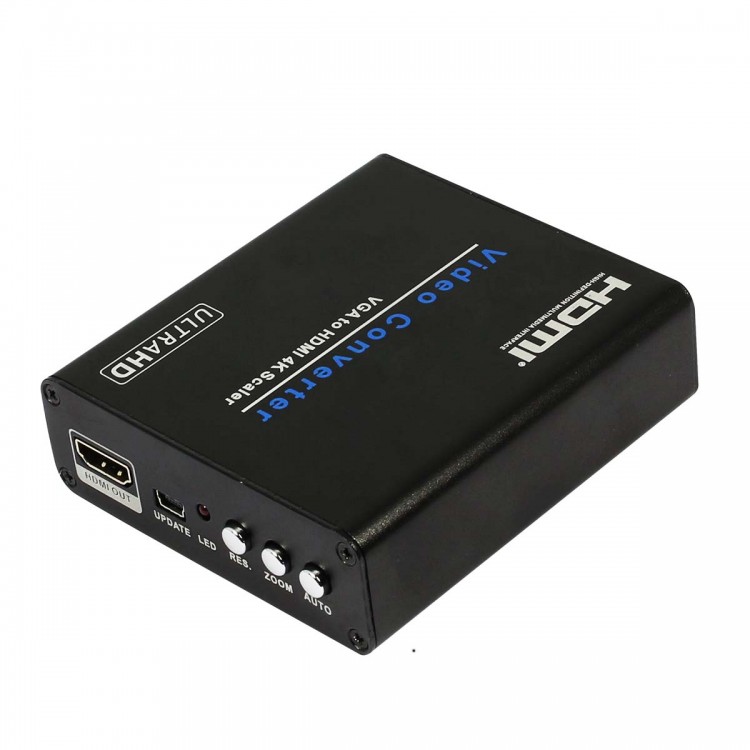 VGA to HDMI Converter Box Scaler 4Kx2K HDMI Output for PC Laptop VGA ...