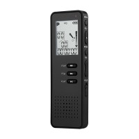 Digital Voice Recorder Mini 8GB Noise Reduction Black Support TF Card T30 8GB Version 