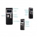Mini Voice Recorder Digital USB Voice Recorder 8GB Dictaphone MP3 Player Black 609      