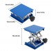 4Inch Lab Lift Platform Aluminum Lift Platform Stand Rack Blue 100*100mm               